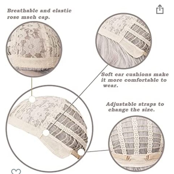 ‼️SALE‼️ NWT Silver wig ✨ - Picture 8 of 14